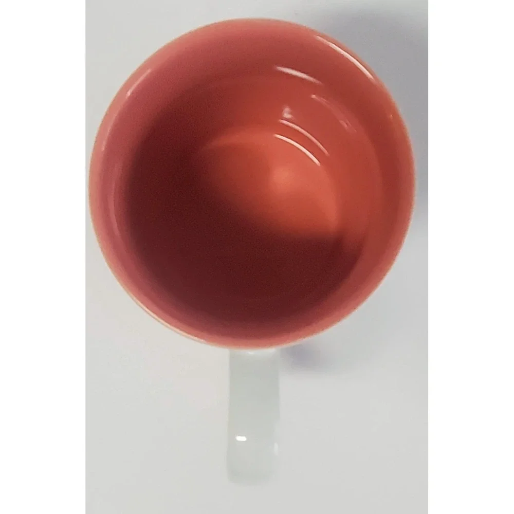 Paper Source Arrows Darts Coffee Mug Coral Interior 2013 Crm/Pink/Olive/Aqua Cup